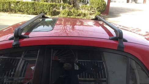 Cross Bars Crossbar Roof Rack Cargo Rack Luggage Bars Fits for Honda Civic 2015-2020 Roof Racks Aluminum Crossbar Roof Rail Bar 2PCS in Kuwait