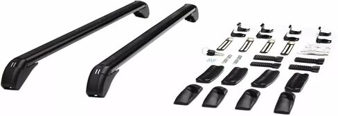 Cross Bars Crossbar Roof Rack Cargo Rack Luggage Bars Fits for Honda Civic 2015-2020 Roof Racks Aluminum Crossbar Roof Rail Bar 2PCS in Kuwait