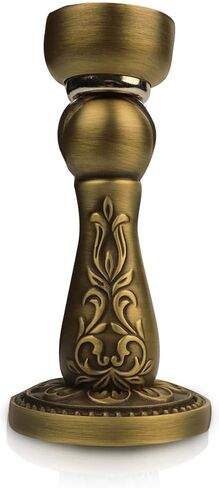 Magnetic Door Stoppers, Heavy Duty Decorative Antique Brass Door Stop for Wall Protection Magnet Door Catch for Bottom of Door (1, Antique Brass) in Saudi Arabia