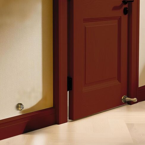 Magnetic Door Stoppers, Heavy Duty Decorative Antique Brass Door Stop for Wall Protection Magnet Door Catch for Bottom of Door (1, Antique Brass) in Saudi Arabia