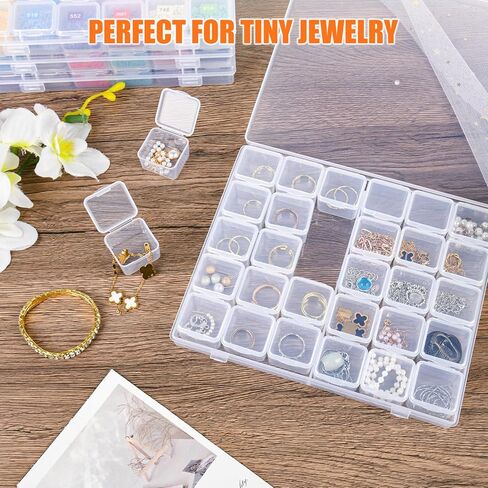 Cokapo 60-Grid Diamond Painting Storage Containers, Portable Diamond Art Storage Case with Labels, Bead Organizers and Storage for Diamond Painting Accessories & Tools, DIY Art Craft, Jewelry, Nail in Saudi Arabia