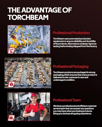 Torchbeam FD508 Ignition coil 8 pack, Compatible with F-150, Expedition, Navigator, Mustang, F-250/F-350/F-450/F-550 Super Duty, Explorer, Mountaineer, F-53 Motorhome Chassis in Saudi Arabia