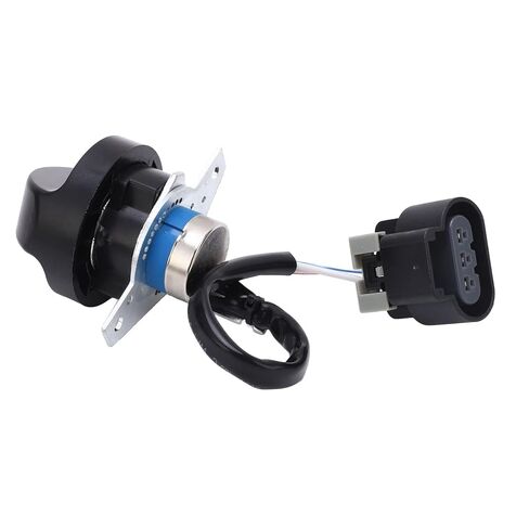 Standard Size Excavator Throttle Motor Knob Switch, Premium ABS Alloy Steel Material, Wear and Scratch Resistance, for XCMG XE60 XE75 XE135 XE150 Excavators (15 Gear) in Kuwait