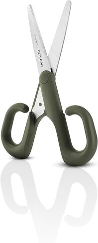 إيفا سولو | مقص الأدوات الخضراء كبير 24 سم |يحتوي هذا المقص العملي على شفرات حادة ومقابض دائرية مريحة لقبضة رائعة | أخضر in Kuwait