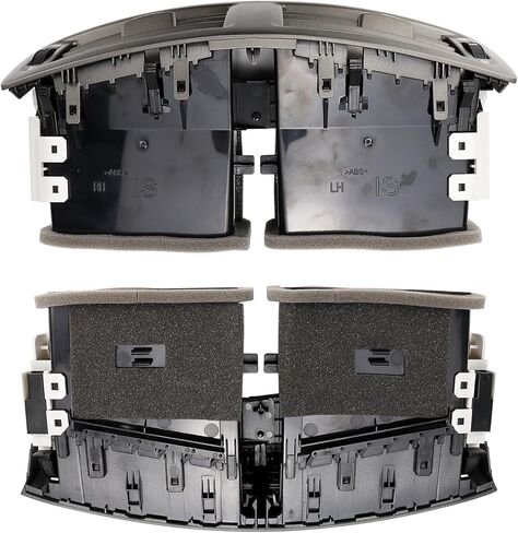 55670-53010 Center-Dash Air Vent Panel - Instrument AC Heater Compatible with Toyota Lexus IS250 IS350 IS F 2006-2009, Dashboard Air Conditioning Outlet With Hand Wheels, Replace 5567053010 in Saudi Arabia
