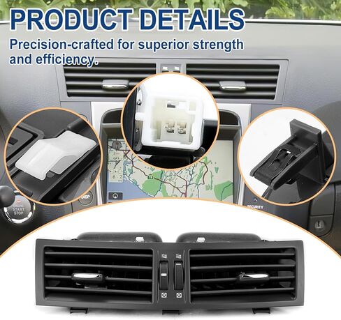 55660-30410 لوحة تنفيس الهواء المركزية - سخان التيار المتردد للأجهزة متوافق مع Toyota Lexus GS350 GS430 GS450 2006-2008، استبدل 55660-30411 (رمادي) in Saudi Arabia