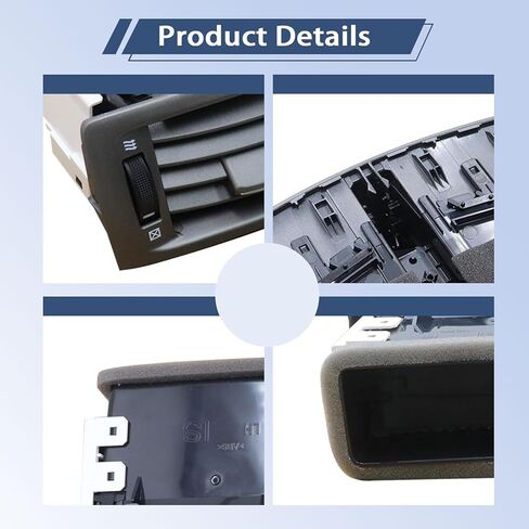 FZJDSD مركز لوحة تنفيس الهواء أداة سخان التيار المتردد متوافق مع Lexus IS250 IS350 IS F 2006-2009 استبدال 55670-53010 5567053010، منفذ تكييف الهواء للوحة القيادة بعجلات يدوية in Saudi Arabia