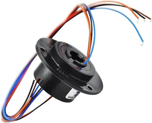 10mm Mini Hole Hollow Slip Ring 4 Channels 2A Conductive Electric Slipring Rotary Joint Connector 240V AC/DC ZHT010-04A(10PCS) in Saudi Arabia