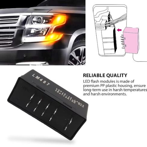 10383321 15764135 Warning LED Flasher Relay Turn Signal Replacement Compatible with 2003-2006 Chevrolet Silverado 3500 in Saudi Arabia