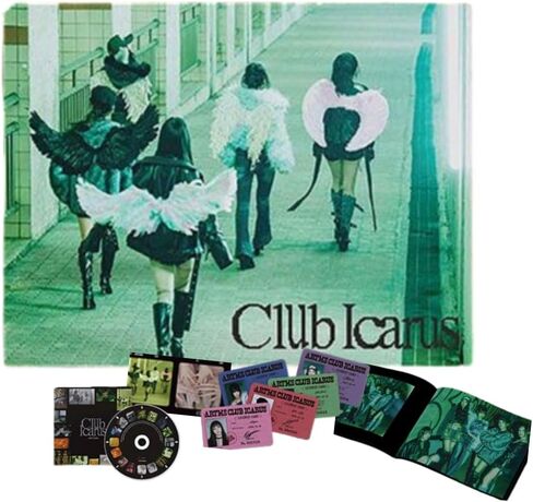 ARTMS Club Icarus Album (A Ver.) Photobook + CD + Card + Flim Photo + Visual Card + Sticker + Poster (Icarus) in Saudi Arabia