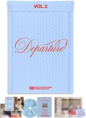 fromis_9 من ألبوم MIni السادس العشرين لدينا [VOL 2 DEPARTURE Ver.] قرص مضغوط + كتاب صور + بطاقة صور + بطاقة بريدية + ملصق (مثلك بشكل أفضل) in Saudi Arabia