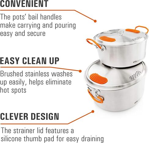 GSI Outdoors, Escape 3L Pot + Frypan, Green in Saudi Arabia
