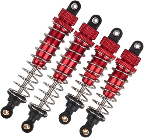 XBERSTAR 1/10 RC Front Rear Shock Absorber 4-Pack Aluminum Shock Absorbers for Tamiya DT-02 DF-02 DT-03 TT-02B 1/10 RC Upgrade Parts (Blue) in Saudi Arabia