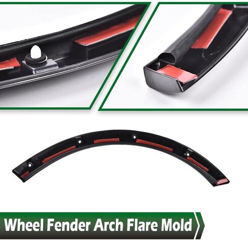 Wheel Fender Flares Compatible with 2016-2021 Tesla Model X Rear Right Passenger Door Wheel Fender Arch Flare Mold in Saudi Arabia