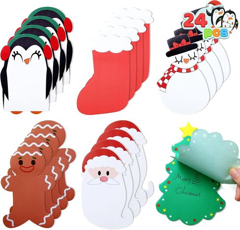 JOYIN 24 Packs Christmas Characters Notepads, Notepads for Memo, To-do-It List, Daily Planner Stationery in Saudi Arabia