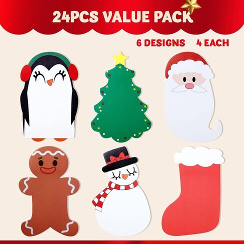 JOYIN 24 Packs Christmas Characters Notepads, Notepads for Memo, To-do-It List, Daily Planner Stationery in Saudi Arabia