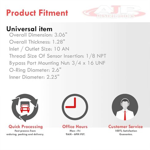 يقوم موزعو AJP بترقية JDM Universal 3/4-16 UNF فلتر زيت محرك السيارة مبرد مجموعة لوحة محول الساندويتش 10AN AN10 + التحكم في الحرارة من الألومنيوم المؤكسد باللون الأحمر in Kuwait