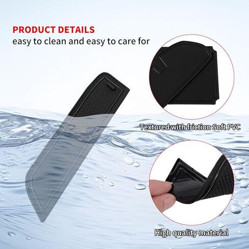 smabee 11PCS Center Console Liner Compatible with Nissan Kicks 2026 2025 2024 Cup Holders Inserts for 2025 Kicks Door Slot Mats Anti-Dust Mats Interior Accessories (Red) in Kuwait