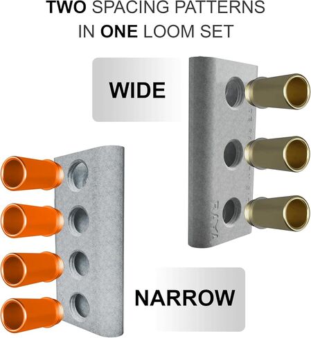 Raya™ Loom - 56 inch - Two-Sided Pattern in 1 Loom Set - Fully Modular and Upgradable Chunky Yarn Weaving - Custom Size - Lightweight - no Tools Needed - Easy to use to Make Different Size Blanket in Saudi Arabia