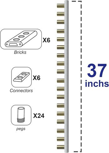 Raya™ Loom - 56 inch - Two-Sided Pattern in 1 Loom Set - Fully Modular and Upgradable Chunky Yarn Weaving - Custom Size - Lightweight - no Tools Needed - Easy to use to Make Different Size Blanket in Saudi Arabia