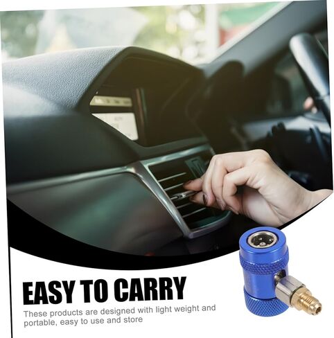 R134A Adjustable Air Conditioner Connectors 1 Pair Red Blue Sturdy Portable Vehicle Adapter for Car Air Conditioning Systems in Saudi Arabia
