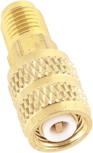 R410A A/C 1/4inch Male SAE to 5/16inch Female SAE Adapter, Brass HVAC Hose Connector with Long Service Life for Mini Split System Air Conditioners, HVAC, Refrigeration Service in Saudi Arabia
