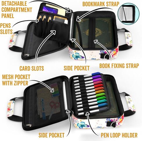 Bible Case for Women. Bible Cover for Church, Bible Study. Christian Gift for Cat Lovers. in Saudi Arabia