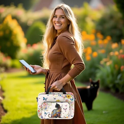 Bible Case for Women. Bible Cover for Church, Bible Study. Christian Gift for Cat Lovers. in Saudi Arabia
