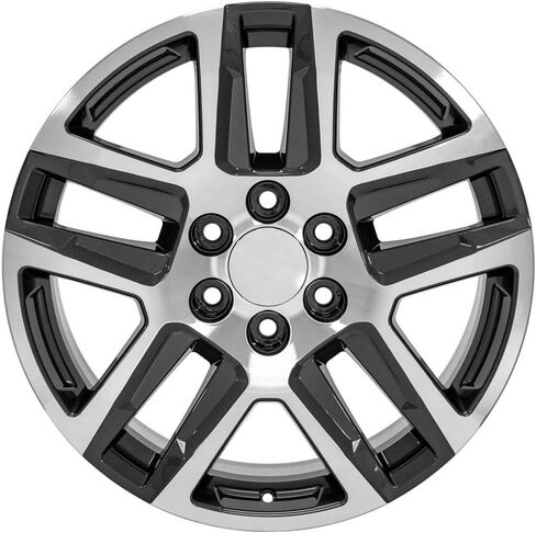 New Aluminum Alloy wheel 20 inch Rim Replica CV63 fits Chevrolet Silverado 1500 20x9 Gunmetal Machined 6-139.7 Bolt-pattern Offset 28 in Saudi Arabia
