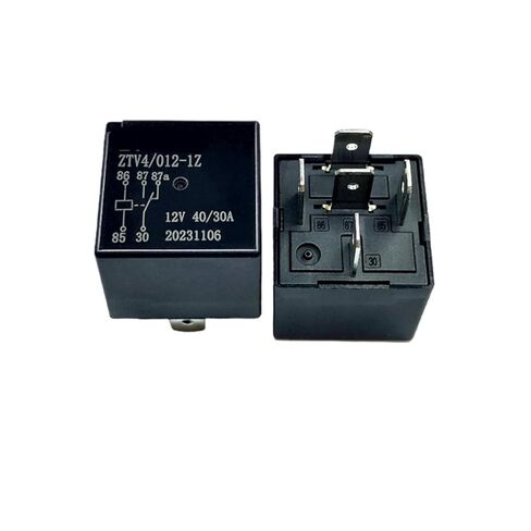 4 دبوس 5 دبوس 40A 12V24V مضخة زيت تكييف الهواء مروحة عالية ومنخفضة الشعاع العلوي التتابع (ZTV4012 1Z 【12V 5 دبوس 】) in Kuwait
