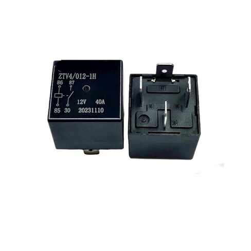 4 دبوس 5 دبوس 40A 12V24V مضخة زيت تكييف الهواء مروحة عالية ومنخفضة الشعاع العلوي التتابع (ZTV4012 1Z 【12V 5 دبوس 】) in Kuwait