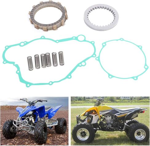 Clutch Kit, Friction Plates Springs Gaskets Assembly Compatible with Yamaha YFZ450 2004-2009, ATV Clutch Repair Replacement Set in Saudi Arabia