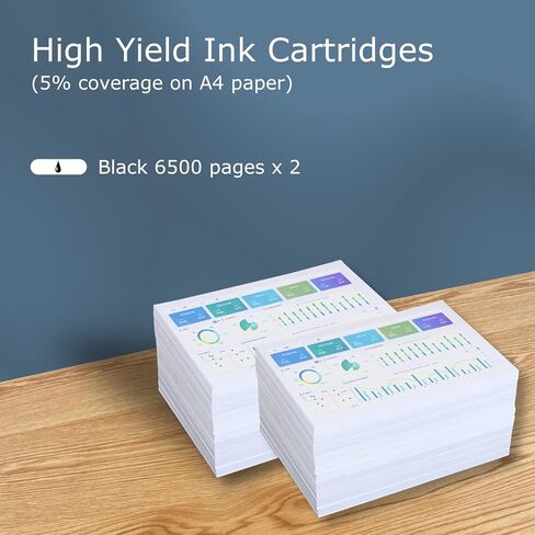 522 Black Ink Bottles High Yield Compatible for 522 Ink Refill Bottles Black, Work with ET-2800 ET-2803 ET-2720 ET-2840 ET-4800 ET-4700 ET-4810 ET-2400 Printers (2 Black) in Saudi Arabia