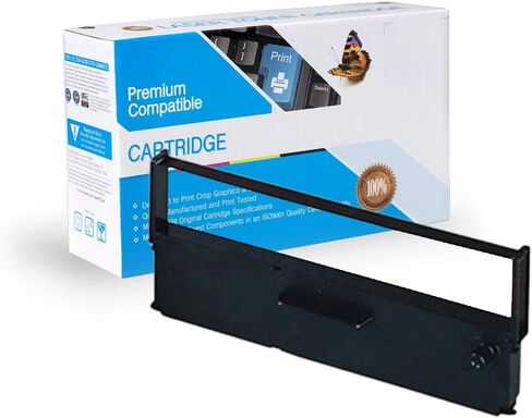 استبدال شريط POS متوافق مع Epson ERC31، يعمل مع: ERC-31 (أسود) (6 عبوات) in Saudi Arabia