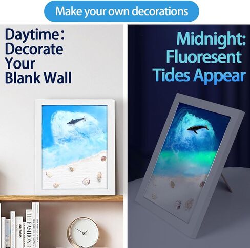 SanerDirect DIY Crafting Beach Ocean with Resin Art Kit, Themed Gifts for Adult, Girls, Couples, Ideal Resin Painting Gift Choice for Mother's Day, Halloween, Christmas, a Variety of Holidays in Kuwait