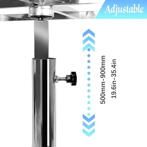 حامل طلاء دوار قابل للتعديل، حامل طلاء رش عالي التحمل لرش باب السيارة، حامل رف طلاء دوار مع قاعدة ثابتة من الفولاذ المقاوم للصدأ in Kuwait