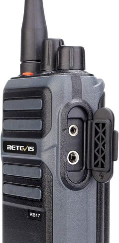 Retevis RB17 4400 مللي أمبير في الساعة ثنائي الاتجاه قابل لإعادة الشحن، أجهزة اتصال لاسلكية شديدة التحمل مع سماعة أذن وميكروفون، إنذار الطوارئ VOX بدون استخدام اليدين شحن USB-C، أجهزة راديو قوية ثنائية الاتجاه لمدرسة مزرعة البناء (10 عبوات) in Saudi Arabia