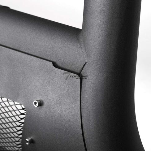 7422446360358 Compatible with 2004-2015 Titan/Armada Matte Black Studded Mesh Style Bull Bar Guard with Skid Plate in Saudi Arabia