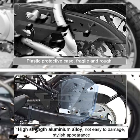 Xitomer 3.0 مم واقي سلسلة ألومنيوم متوافق مع SV650 & Gladius 650 2009-2025، غطاء ضرس CNC خفيف الوزن يقلل من الضوضاء ويمنع الضرر in Saudi Arabia