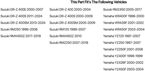 دليل السلسلة الخلفية أسود لسوزوكي RMZ450 2005-2017 in Saudi Arabia