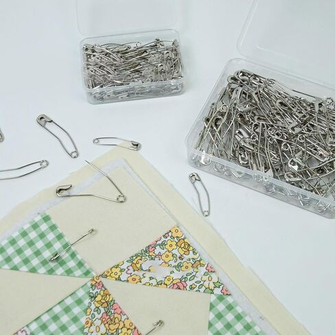 200 قطعة اللحف والتغطية دبوس منحني دبوس مقاومة للصدأ للصدأ لمشروع خياطة الملابس 38 مللي متر أو 51 مللي متر قوة عالية in Kuwait