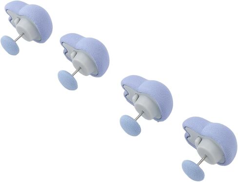 16pcs Duvet Pin Duvet Clips, Pins Fasteners, Cute Bunny Duvet Pin Fasteners, Duvet Cover Pins Comforter Clips for Blanket Bed Sheet Curtain Socks Mattress Covers(White,Beige,Blue) (White) (Beige) in Saudi Arabia