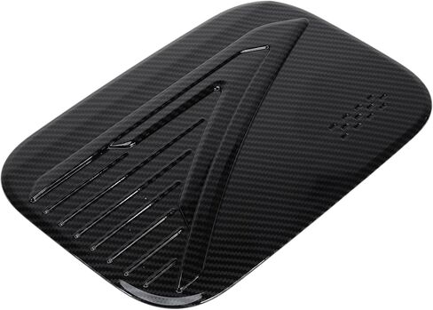 غطاء باب خزان الوقود لسيارات BMW X1 2023-2025 غطاء رفرف حشو الوقود لاصق نوع ألياف الكربون الأسود ABS غطاء حشو الوقود باب الغاز in Saudi Arabia