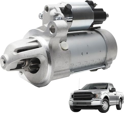 Dasbecan Starter Motor Compatible with Ford F-150 F150 2018 2019 2020 V8 5.0L Replaces# 438000-3950 JL3Z-11002-A 34031 in Saudi Arabia