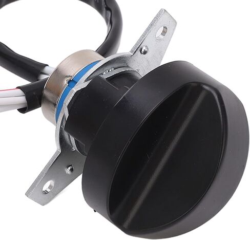 Tyenaza Throttle Motor Knob Switch, 3 Pins Excavator Throttle Motor Knob Switch Triangular Plug Replacement Easy to Install for Sany Excavator in Saudi Arabia