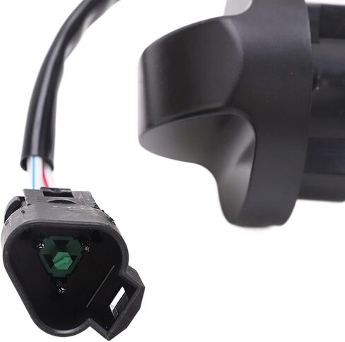 Tyenaza Throttle Motor Knob Switch, 3 Pins Excavator Throttle Motor Knob Switch Triangular Plug Replacement Easy to Install for Sany Excavator in Saudi Arabia