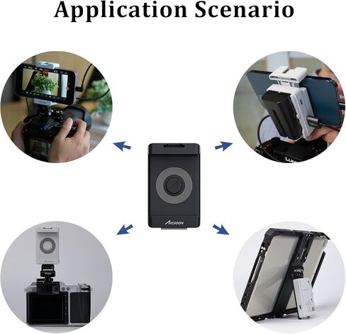 Accsoon SeeMo 4K HDMI Adapter, 4K 30FPS /1080p 60FPS Video Transmission System for iOS12 or Later, Support Video & Real-Time Monitoring/Live Streaming/Recording/Sharing, SD Card Reader in Kuwait