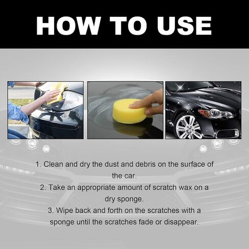 Scratch Remover for Vehicles, Car Scratch Remover, Car Wax Kit, 2025 New Professional Paint Scratches Repair Agent, Remove All Scratches in Minutes, Suitable for All Occasions in Saudi Arabia