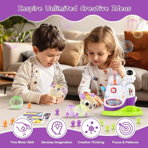 مجموعة Zyllver 320 قطعة من البالونات السحرية DIY، مجموعة أدوات صنع البالونات اللزجة للأطفال، مجموعة بالونات الحيوانات DIY للأنشطة الإبداعية، هدايا عيد ميلاد للفتيات والأولاد من عمر 3 سنوات فما فوق in Kuwait