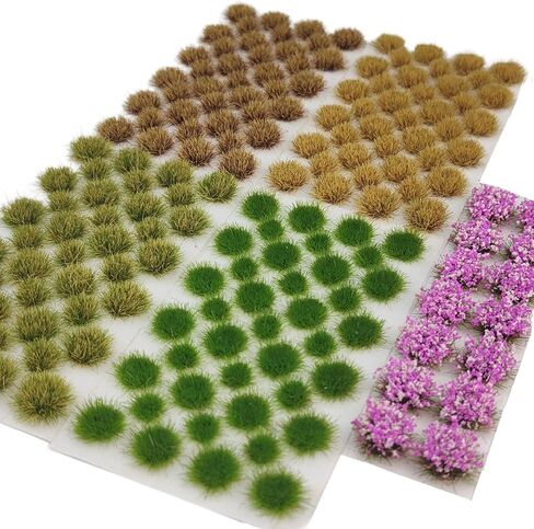 170 Pcs Static Grass Tufts - for Realistic Model Scenery, Train Layouts, Diorama Bases & Wargaming Terrain in Saudi Arabia